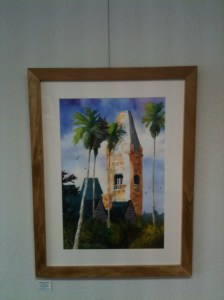 Preston Serenity 30" x 22" Framed Original Watercolor             $375 Double Dip Gallery